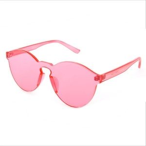 🍍 2 for $15 Pink Tinted Transparent Sunglasses